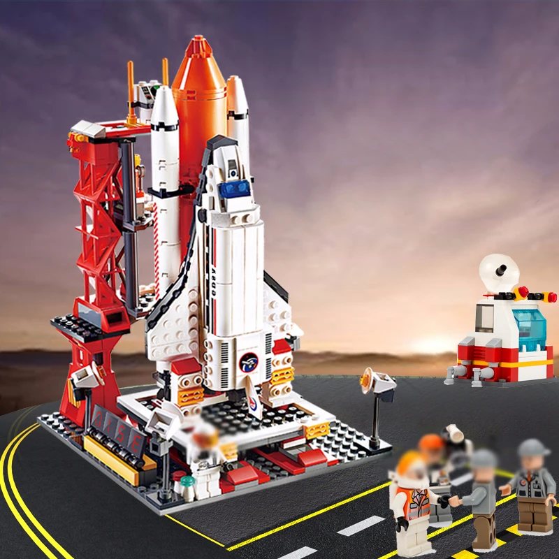 

8815 City Spaceport Space Shuttle Launch Center Compatible Legoings City Series Building Blocks Bricks Kids Toys Christmas Gifts