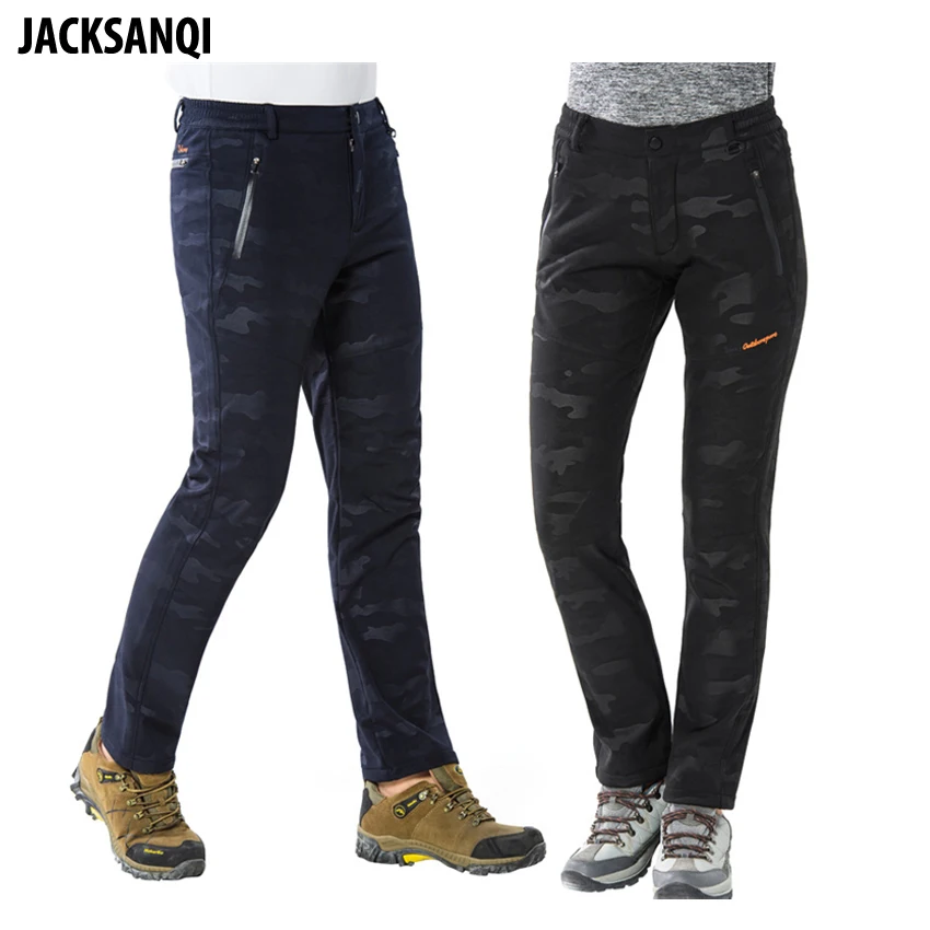JACKSANQI الرجال المرأة الشتاء سراويل للتسلق في الهواء الطلق سميكة التمويه الصوف سوفتشيل السراويل يندبروف للتخييم التزلج RA142 JACKSANQI الرجال المرأة الشتاء سراويل للتسلق في الهواء الطلق سميكة التمويه الصوف سوفتشيل السراويل يندبروف للتخييم التزلج RA142