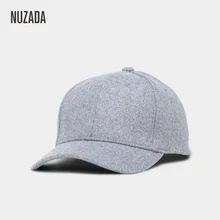 NUZADA, теплая Бейсболка, теплая, для мужчин, женщин, пара, нейтральная шапка, Осень-зима, Snapback, бейсболка s NUZADA, одноцветная, Классическая