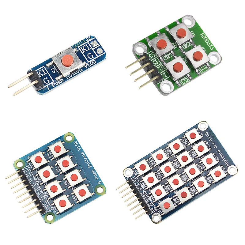 

4 in 1 kit Switch Button Key Module Keypad for Development Experiment Raspberry Pi