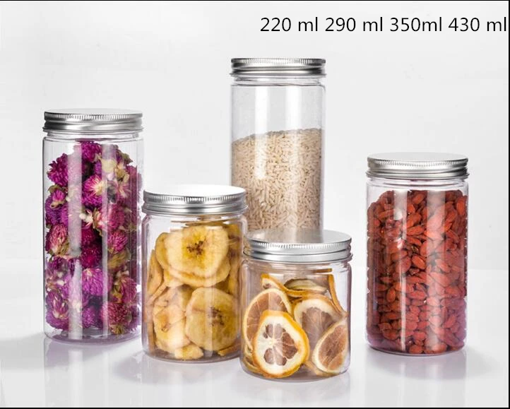 Transparent Plastic Jar 20 pcs Set