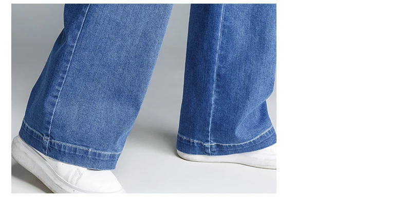 Новый американский бренд женские повседневные осенние джинсы прямые широкие брюки Средняя Талия Молния Синие S 3XL 5XL джинсы с поясная сумка
