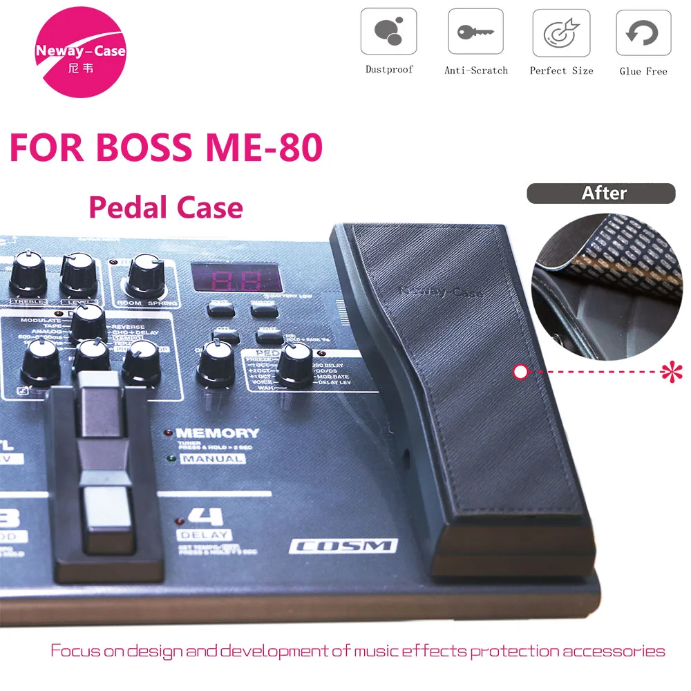 Neway-чехол для электрогитары Защитная пленка для BOSS ME-80 аксессуары для гитарных эффектов