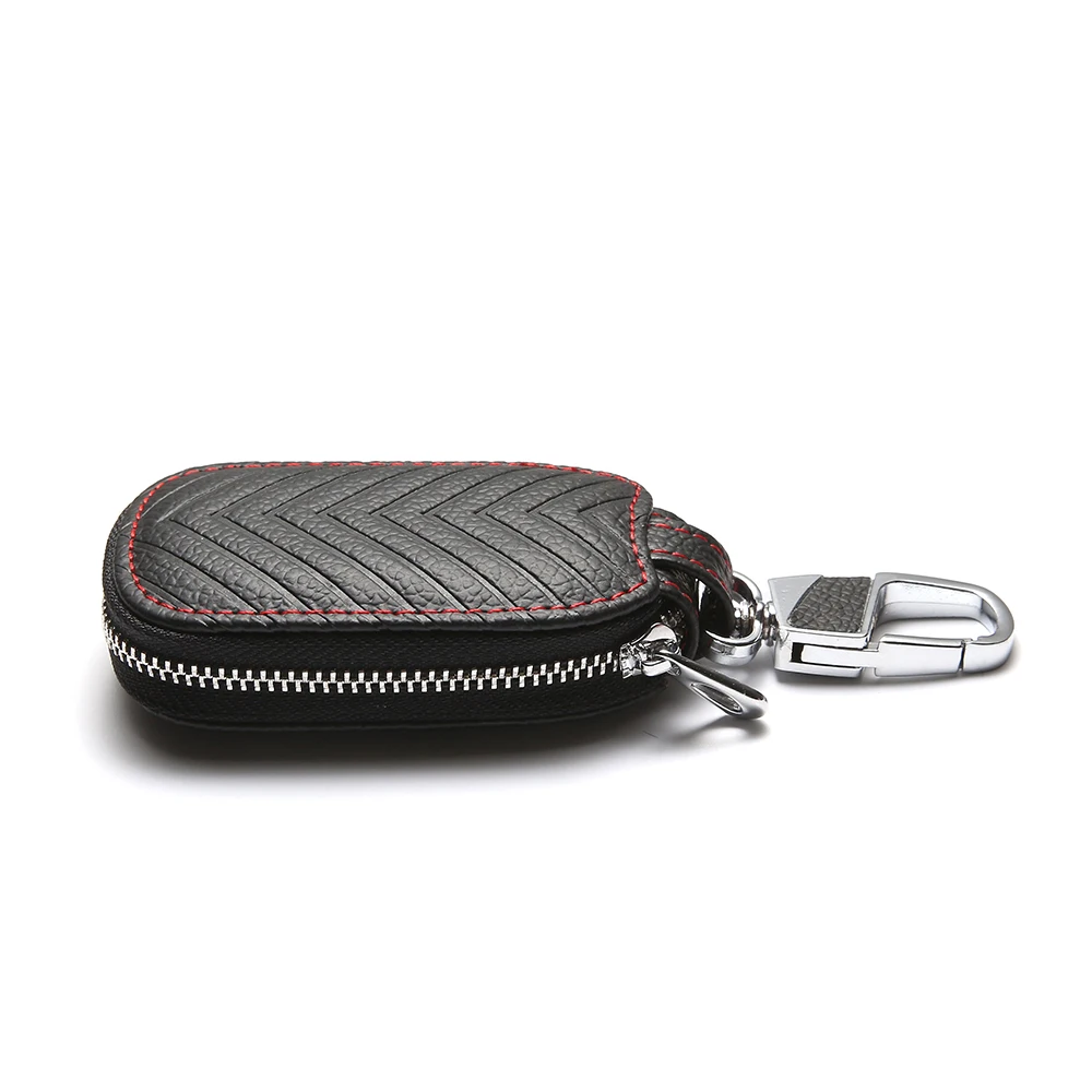 

Leather Car Key Holder Bag Keychain Keyring Pendant Keyfob Case For Audi Mercedes Peugeot Toyota Mazda Skoda BMW Hyundai Opel