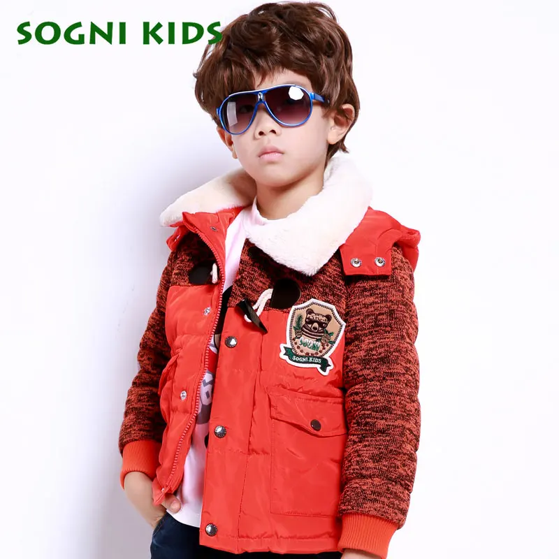 SOGNI KIDS Children Winter Jackets For Boys Down Jackets Coats 90 White Duck Down High Quality