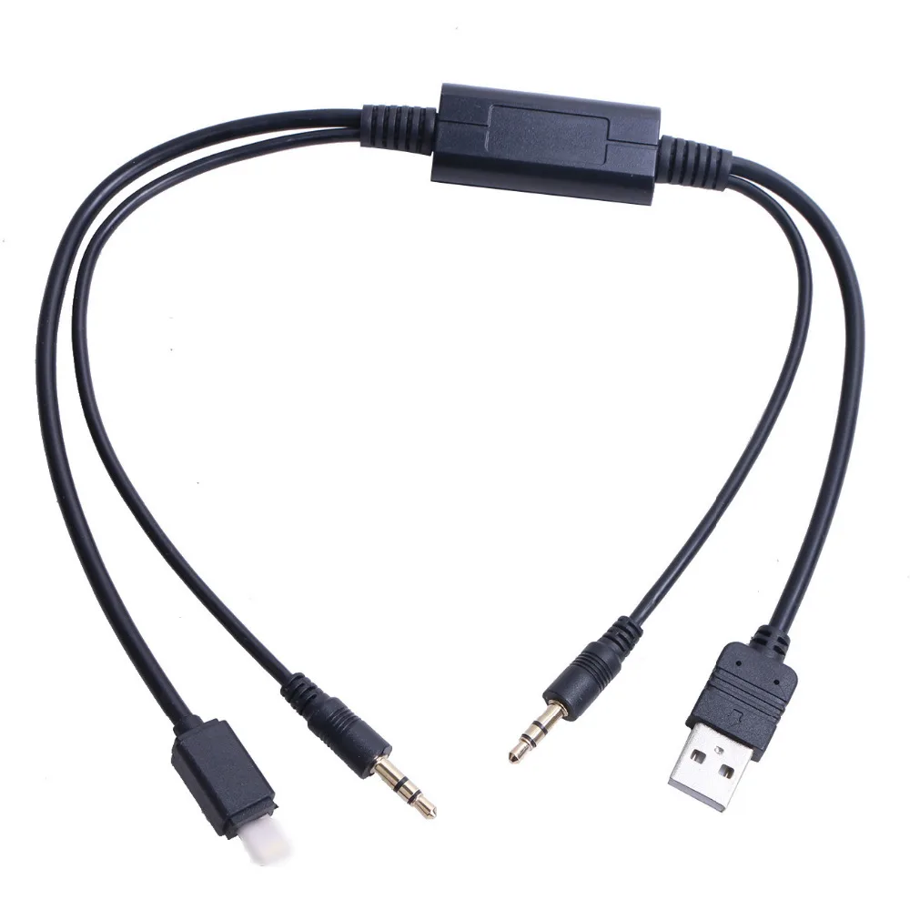 Для BMW Mini Cooper Аудиомагнитолы автомобильные USB адаптер aux Интерфейс Y кабель Музыка