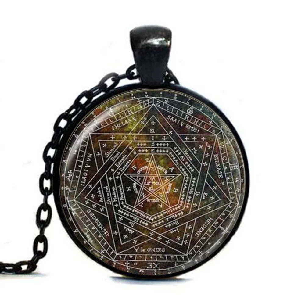Sigil of Ameth тег винтажная пентаграмма Священная Геометрия ювелирные изделия