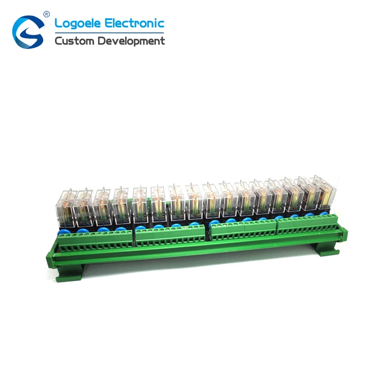 16 релейный модуль, шестая уличная панель, модуль платы драйвера DC 12 V/24 V входной сигнал NPN/PNP