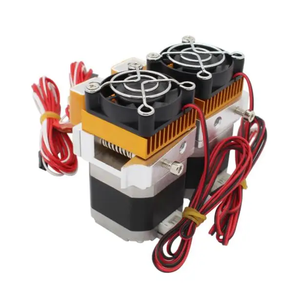 Обновления Makerbot MK8 12 В Dual Head насадка 0.4 мм экструдер двойной печатающей головки