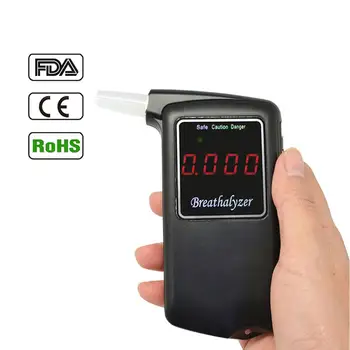 

Dragonpad Alcohol Tester Professional Breathalyzer Portable High-precision Digital Breath Analyzer with Testing Result Recording