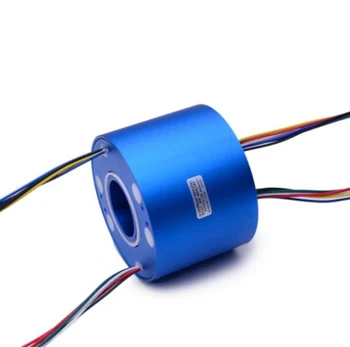 

Through Hole 38mm Hollow Shaft Slip Ring 10A 6/12/18 wires Rotary Joint Electronic Conductive Slipring Manifold Rotating Adaptor