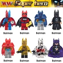 Строительные блоки 10 много супер героев Дэдпул леопардовая полоса корова Бэтмен Охотница Azbat Banshee Killer Frost Bule Bird Детская игрушка