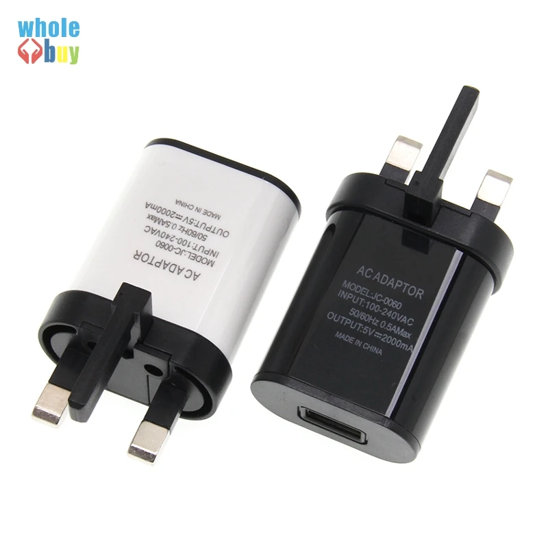 США Великобритания ЕС штепсельная Вилка USB зарядное устройство 2A безопасная