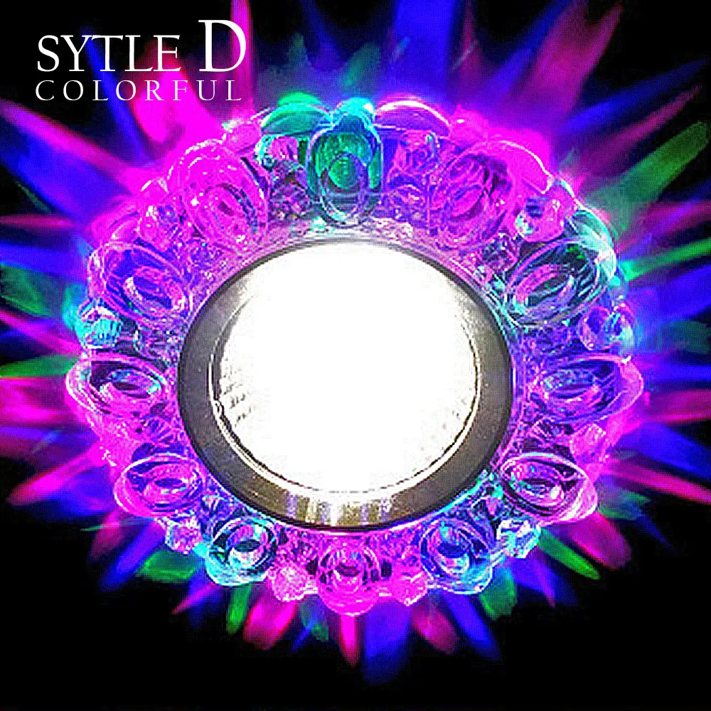 Super Bright Recessed LED Downlight COB 5W LED Spot light LED decoration Ceiling Lamp AC 110V