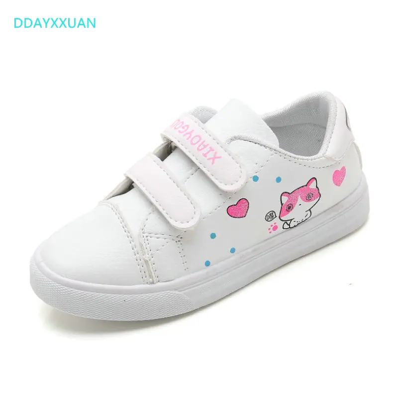 

Children Sport Shoes New Fashion Breathable White Kids Boys Net Shoes Flat Girls Anti-Slippery Sneakers Baby Toddler Shoes