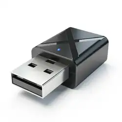 2 в 1 беспроводной адаптер с Bluetooth BT5.0 USB ключ универсальный музыкальный аудио приемник передатчик для ПК/компьютера/смартфона/планшета