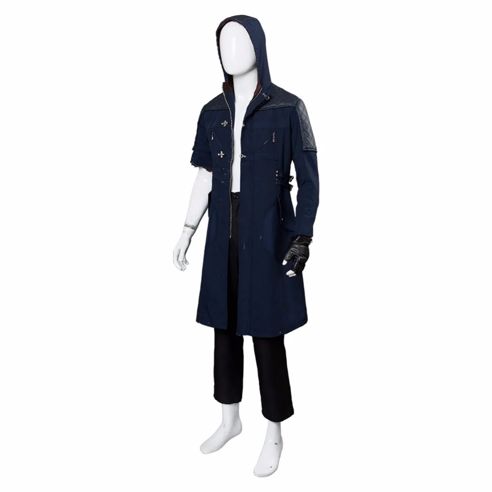 DMC 5 nero, для косплея костюм наряд куртка поврежденные Ver костюмы на Хэллоуин, способный преодолевать Броды для взрослых Для мужчин мужской