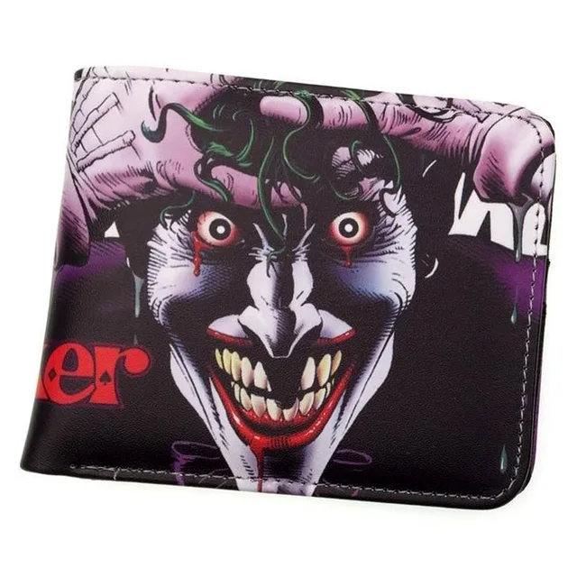 Suicide Squad The Joker Bi Fold Wallet Men's DC Comics Purse in