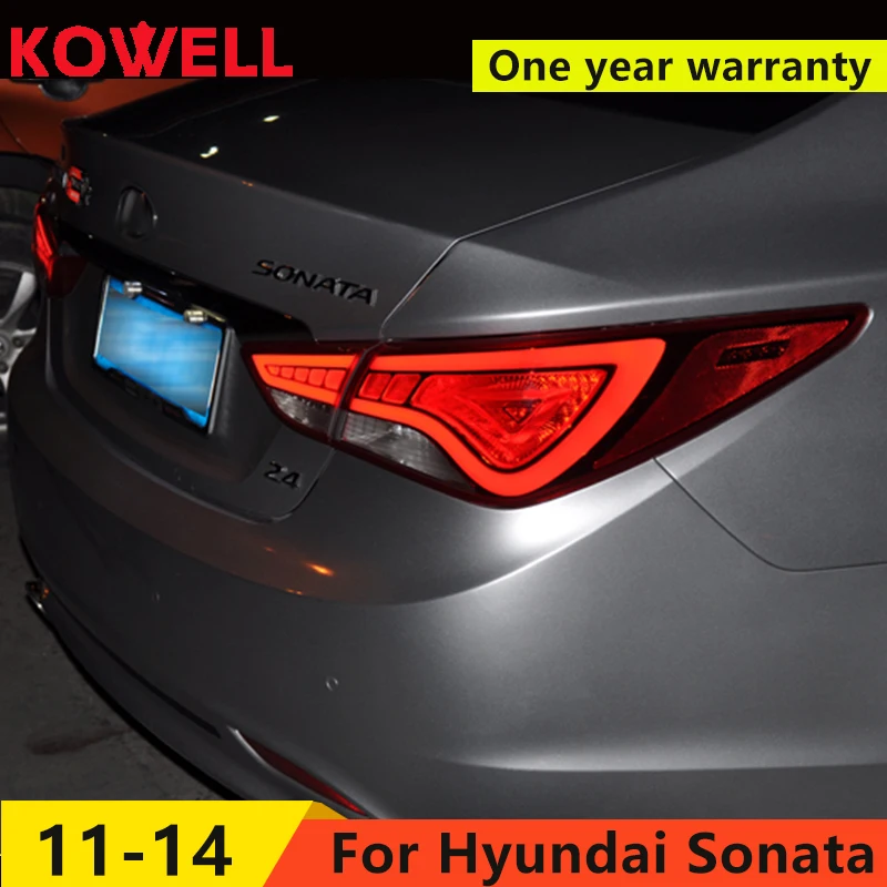 KOWELL Car Styling for Hyundai Sonata led taillights 2011 2014 parking