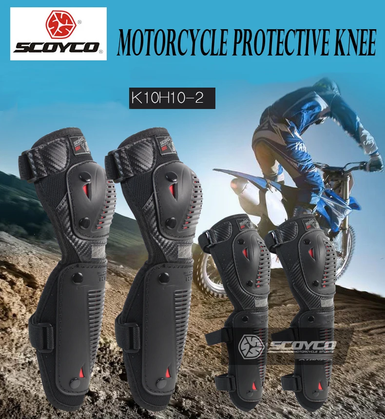 Scoyco k10H10-2 moto rcycle наколенник, налокотник moto r гоночные защитные moto cross охранники колодки moto cicleta мото спорт