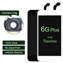 Лучшие 5 шт. Класс для iphone 6 плюс ЖК-дисплей для Tianma качество Дисплей с Сенсорный экран 5,5 дюймов для iphone ЖК-дисплей 6 г плюс дигитайзер сборки