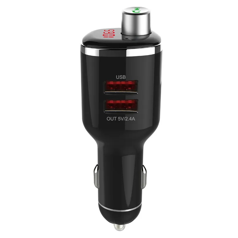 Новый Handsfree Авто Bluetooth FM передатчик стерео автомобильный fm модулятор MP3 плеер Dual USB