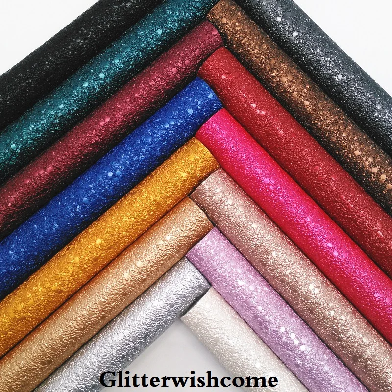 Glitterwishcome 21X29 см A4 размер винил для бантов тисненая кожа Fabirc искусственная кожа листы для бантов, GM210A