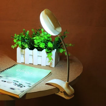 

Eye-Care Desk Lamp Portable Book Light Portable Clip On Desk Bed Headboard Computers Bedside Battery Power Study Reading Light