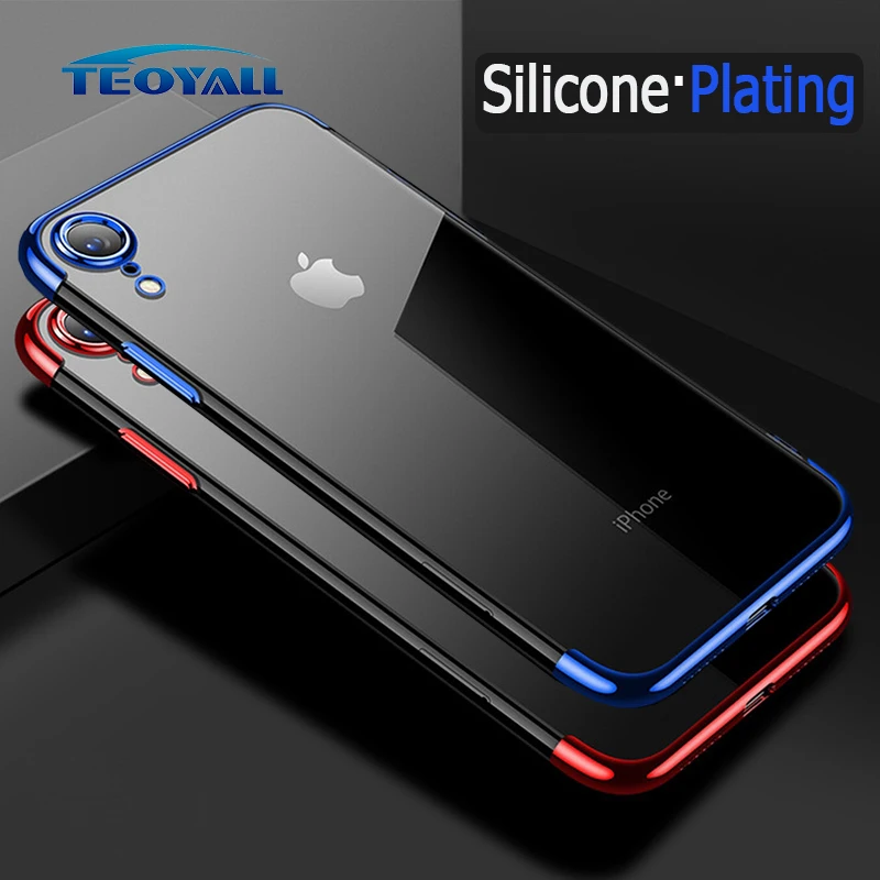 Чехол TeoYall с покрытием для iPhone 11 силиконовый чехол 7 XR 6 8 6s Plus XS Max X защитный 7P 5 SE |