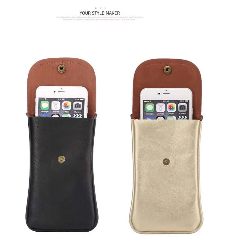 Универсальная Повседневная мини-сумка для телефона размером 5,5-6,0 дюйма, подвесная сумка-мессенджер на шею, сумка из искусственной кожи чехол с карманом и отделением для карт, сумка через плечо