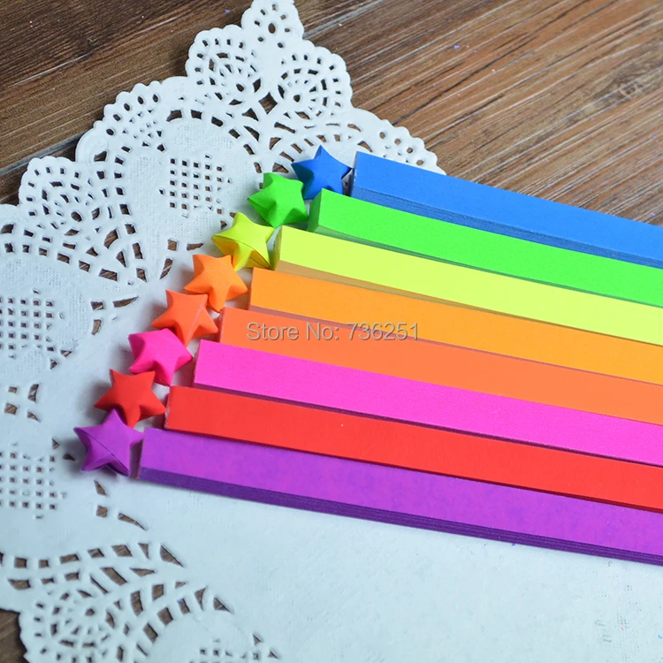 Hand Made Material Folder Paper Lucky Star Hand Made Material Home