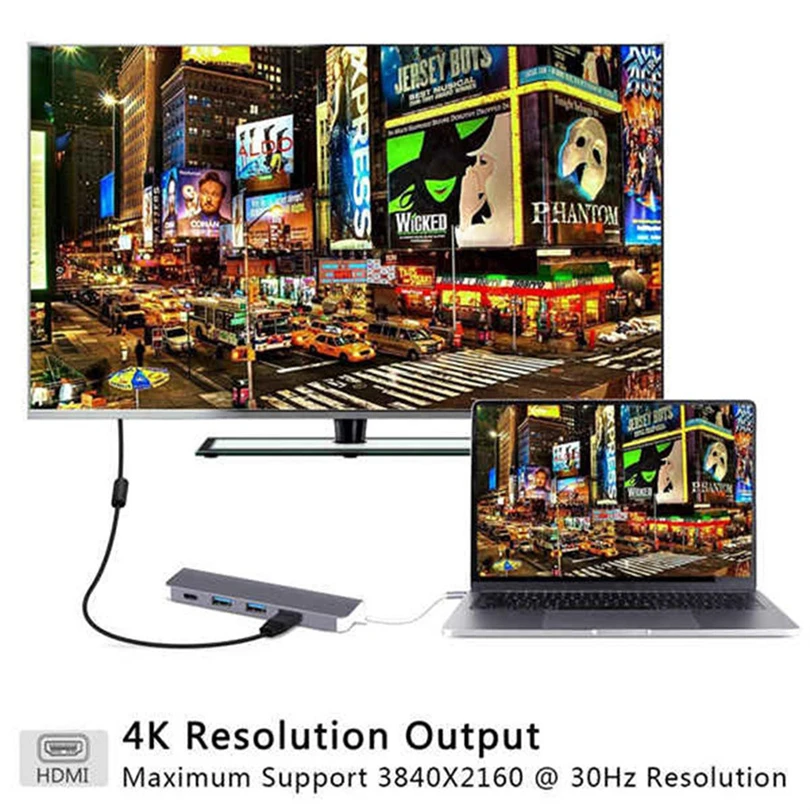 4 K usb type C HUB HDMI SD/переходник для sd карт samsung Galaxy Note8/S8/S8 + Dex Mode Huawei mate 10/mate 10 Pro A20| |