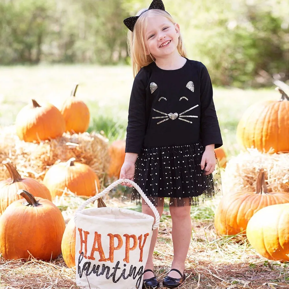 Buy Toddler Baby Kids dress girl Cat Sequins Tutu