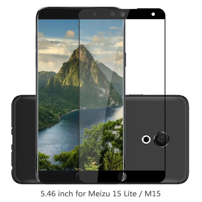 Премиум Закаленное стекло для Meizu 15 Lite Защитное экрана аксессуары телефонов