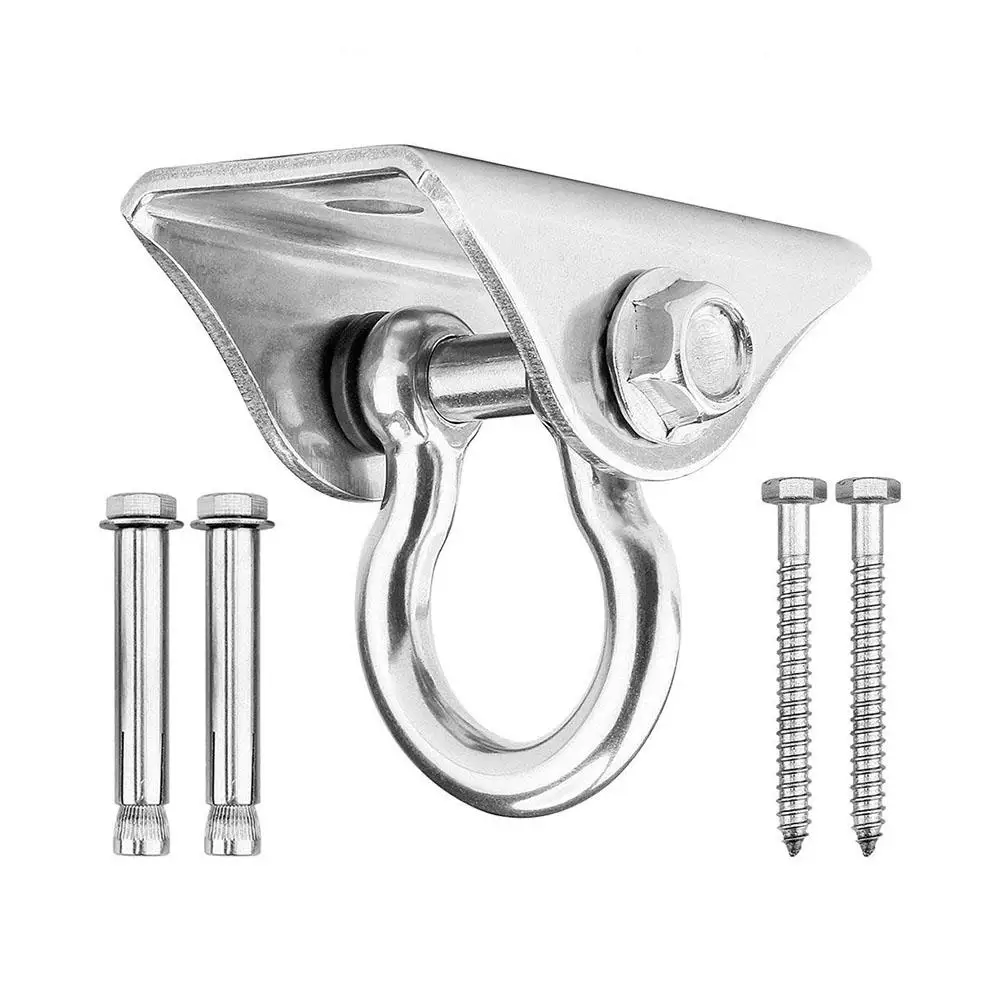 

Hammock Swing Chair Hook Stainless Steel Hammock Fixed Accessories Swing Fixed Disk Rotatable Hanging Kit for Indoor Outdoor