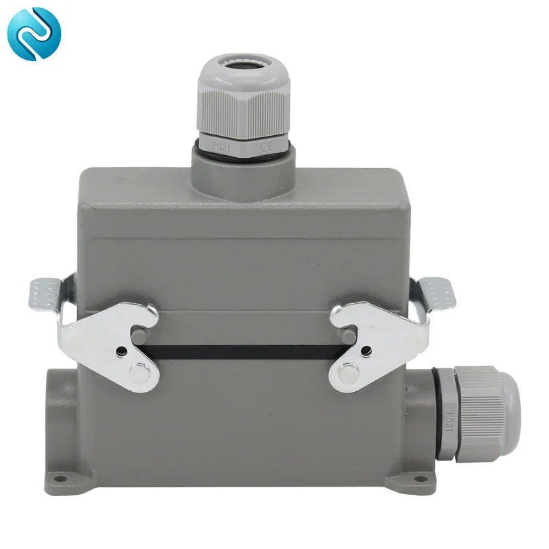 Günstig Heavy duty stecker hdc he 024 rechteckigen 24 core hohe basis luftfahrt steckdose wasserdicht 16A