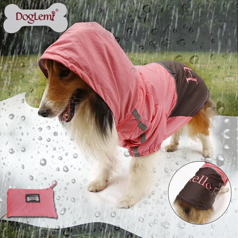 Buy New Arrival Pet Large Dog Rain Coat Dog Raining