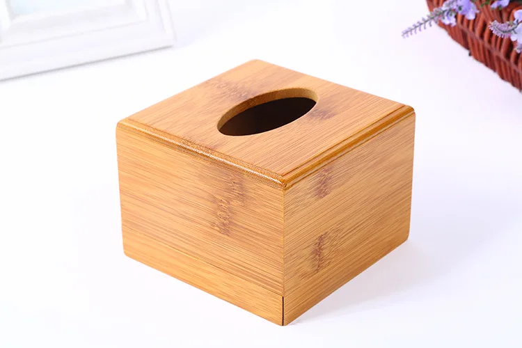 Sble Bamboo квадрат ткани Бумага держатель творческий сиденья Тип roll Бумага ткани канистра Экологичные деревянный стол Аксессуары