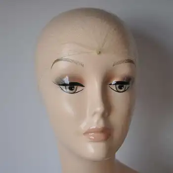 

5mm Nylon Hair net finest hair nets Nyon with "Elastic edge" beige color for dance hair styles blonde color