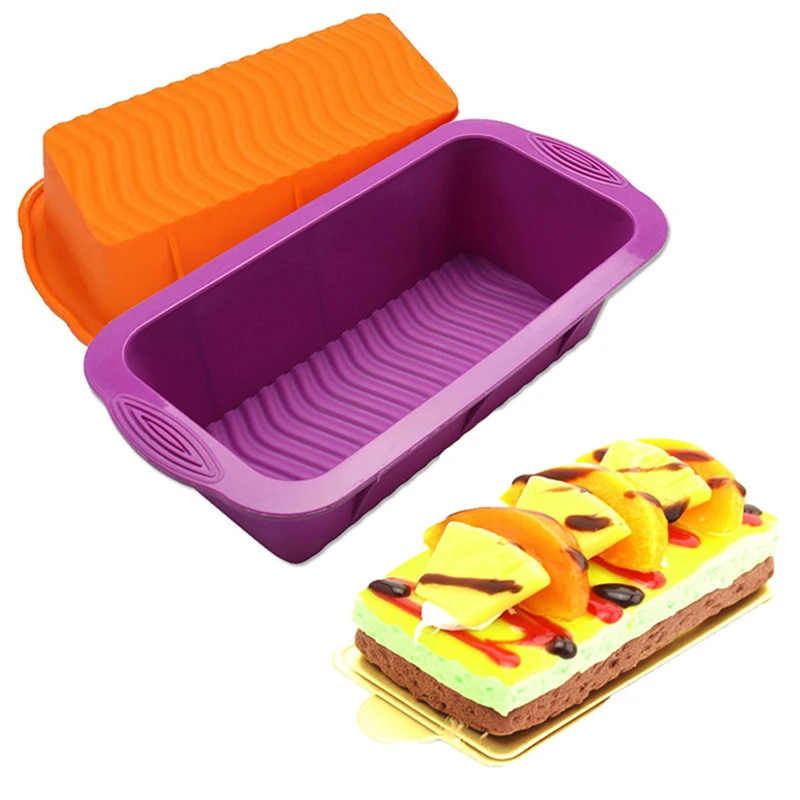 Silicone Bread Loaf Mold Cake Non Stick Bakeware bake Pan Oven Soap Mould DIY mousse toast pan cake form bakeware | Дом и сад
