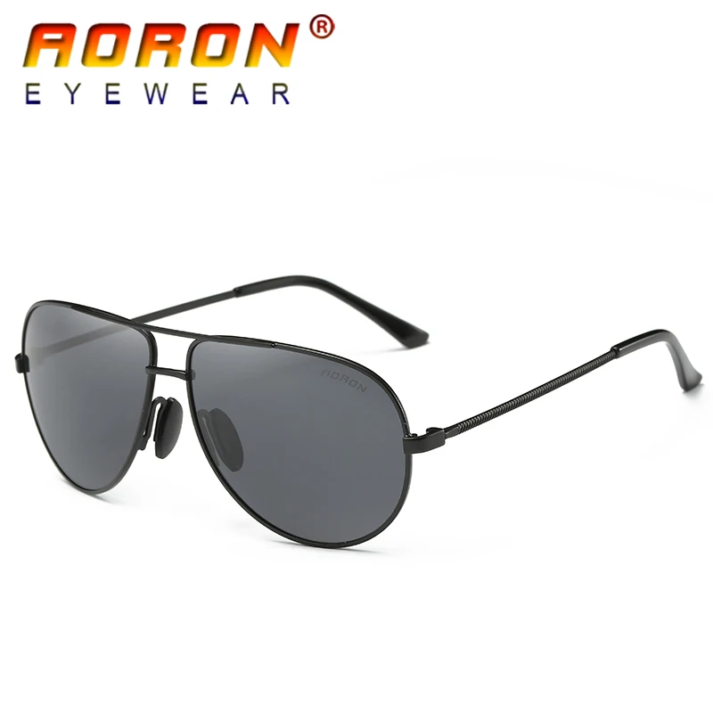 AORON, брендовые, дизайнерские, поляризационные, солнцезащитные очки для вождения, мужские, пилот, UV400, очки, аксессуары, солнцезащитные очки для мужчин, A212