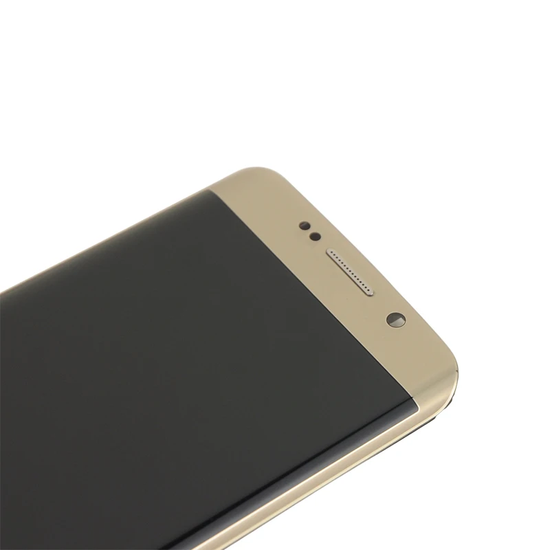 AMOLED Полный ЖК-дисплей для Samsung Galaxy S6 Edge G925F с сенсорным экраном дигитайзер сборка+ рамка