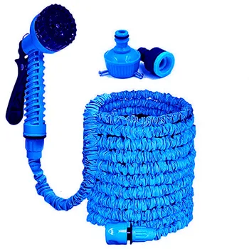 

Thickened Blue 25FT-175FT Garden Hose Flexible Magic Watering Hose Water Gun Nozzle Watering Kit Watering Lawn With Spray Gun