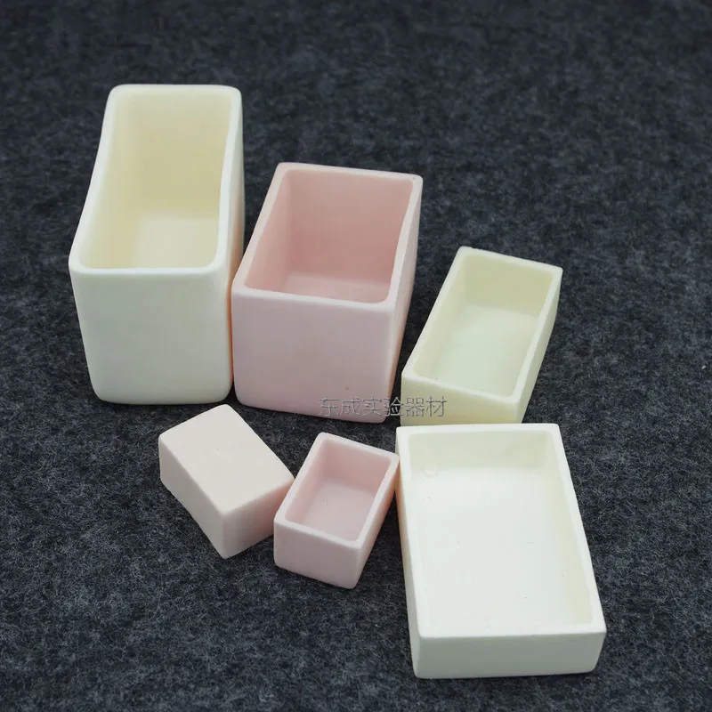 

99% alumina Corundum crucible Square crucible High temperature resistance