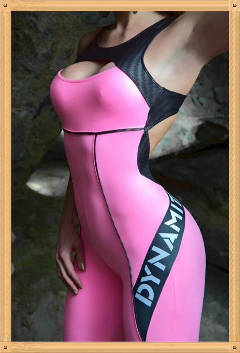 Gym sportswear fitness running one piece sportsuits pink letters print hipkini brazilian style yoga one piece jumpsuits bodysuit
Gym sportswear fitness running one piece sportsuits pink letters print hipkini brazilian style yoga one piece jumpsuits bodysuit