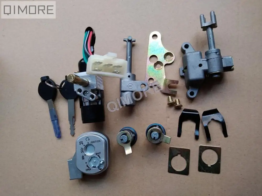 5 wire Ignition Switch Key / Lock Set for Chinese Zoomer Ruckus Style