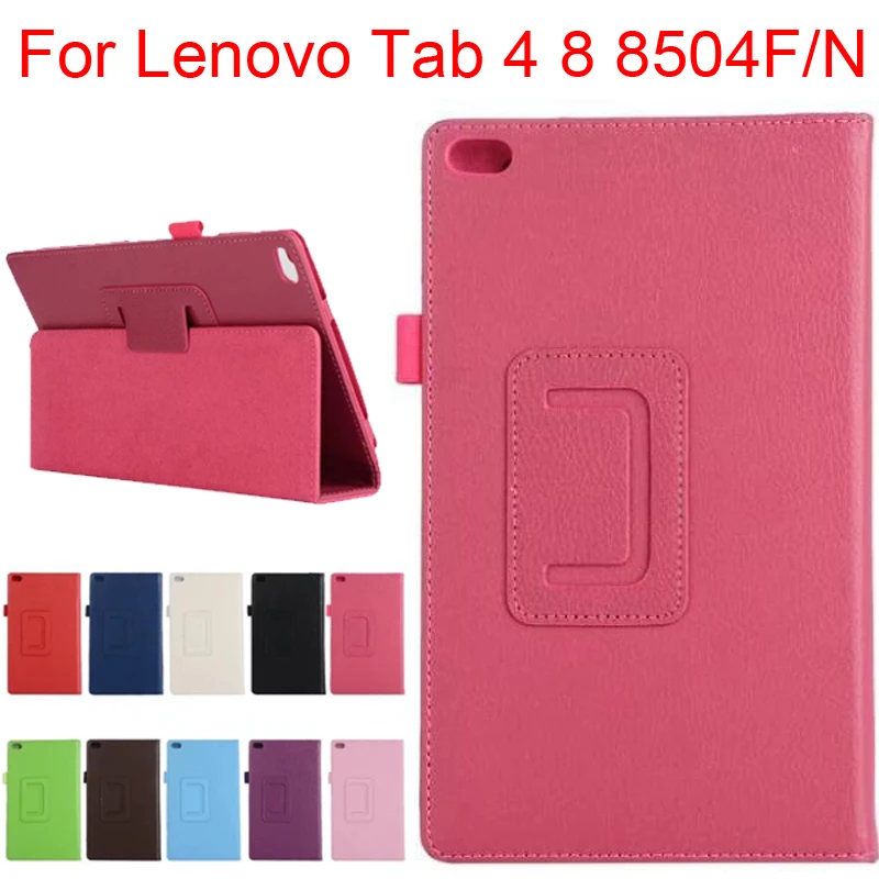 

For Lenovo tab 4 8 8504 Cover Case, Tab4 8.0" 8504N PU Leather Bag sleeve for lenovo 8504f Tab 4 8.0 inch Protector Shell Skin