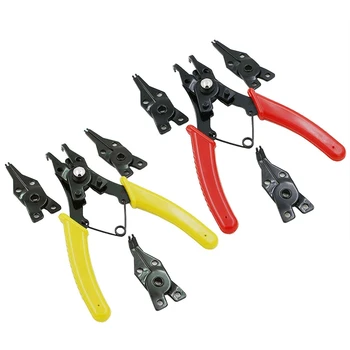 

4 IN 1 Multifunctional Snap Ring Pliers Multi Tools Multi Crimp Tool Internal External Ring Remover Retaining Circlip Pliers