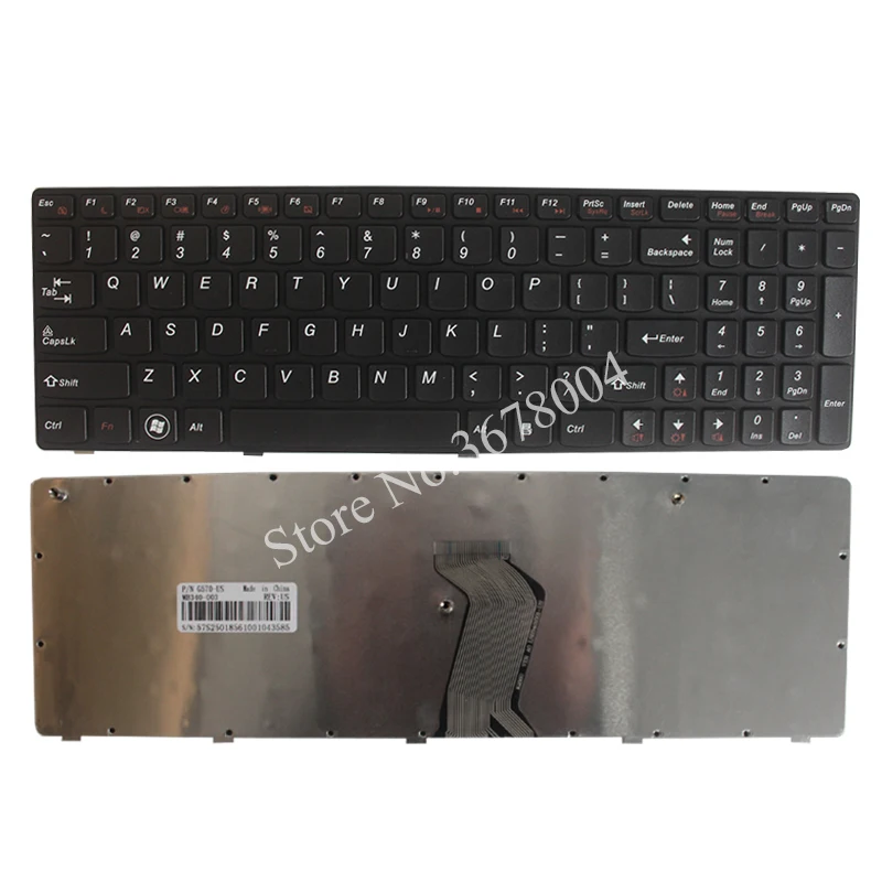 Black New UK keyboard for LENOVO G560 G565 Series