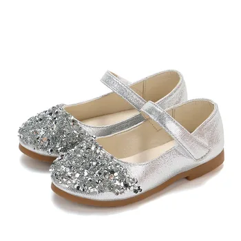 

Kids Toddler Infant Baby Girls Crystal Leather Single Shoes Party Princess Shoes 2020 New Children's Shoes Spring Zapatos #H